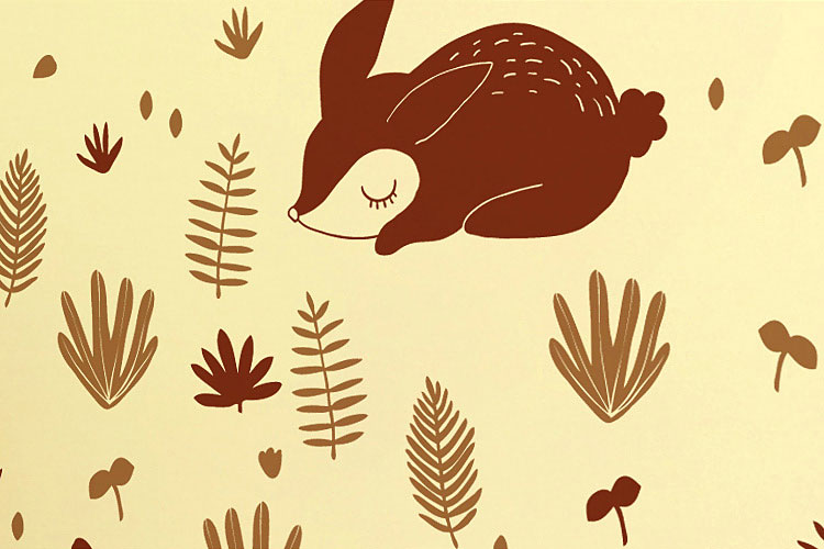 토끼숲-20 그래픽스티커 포인트 시트지